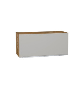 Шкаф верхний горизонтальный Фьюжн, цвет: Silky Light Grey