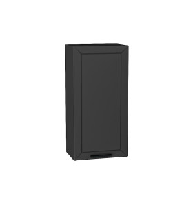 Шкаф верхний с 1-ой дверцей Глетчер, цвет: Маренго Силк