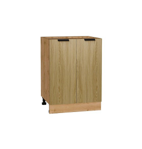 Шкаф нижний с 2-мя дверцами Евро Лайн, цвет: Дуб песочный