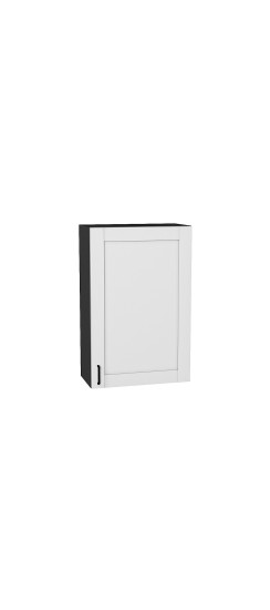 Шкаф верхний с 1-ой дверцей Лофт, цвет: Super White | Винил — структурный материал с защитным слоем Overlay и мелкозернистой поверхностью (Южная Корея). Отделка осуществляется с использованием PUR-клея необратимой полимеризации., Super White