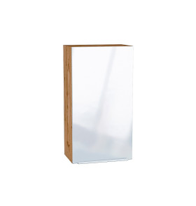 Шкаф верхний с 1-ой дверцей Фьюжн, цвет: Angel