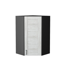 Шкаф верхний угловой Лофт, цвет: Nordic Oak