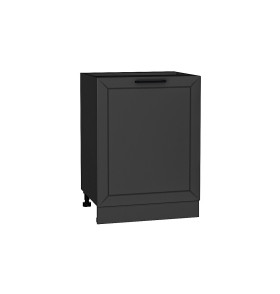 Шкаф нижний с 1-ой дверцей Глетчер, цвет: Маренго Силк