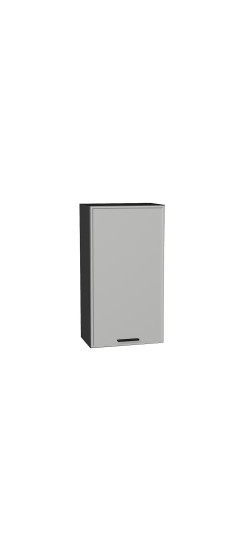 Шкаф верхний с 1-ой дверцей Фрейм, цвет: Grey Silk | ПЭТ, Grey Silk