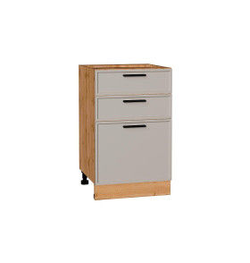 Шкаф нижний с 3-мя ящиками Фрейм, цвет: Clay Silk