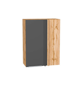 Шкаф верхний прямой угловой Фьюжн, цвет: Stormy Silk