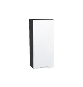 Шкаф верхний с 1-ой дверцей Валерия-М, цвет: Белый металлик