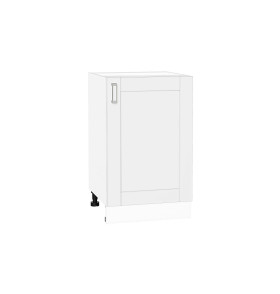 Шкаф нижний с 1-ой дверцей Лофт, цвет: White Silk