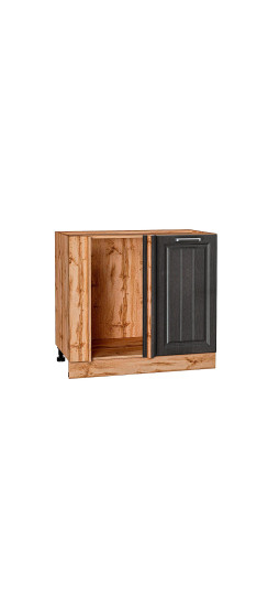 Шкаф нижний угловой Прага, цвет: Венге премиум | Пленка ПВХ., Венге премиум