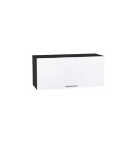 Шкаф верхний горизонтальный Валерия-М, цвет: Белый глянец