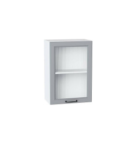 Шкаф верхний с 1-ой остекленной дверцей Ницца, цвет: Magnum