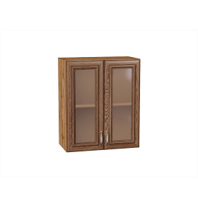 Шкаф верхний с 2-мя остекленными дверцами Шале, цвет: Brown Dreamline