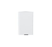 Шкаф верхний торцевой Евро, цвет: Белый