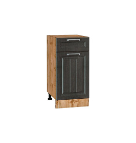 Шкаф нижний с 1-ой дверцей и ящиком Прага, цвет: Венге премиум