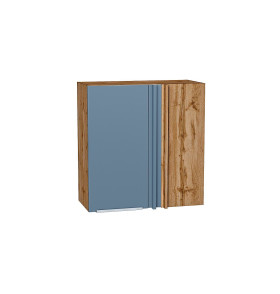 Шкаф верхний прямой угловой Фьюжн, цвет: Silky Blue