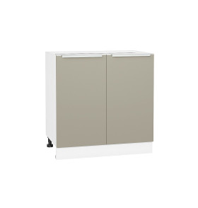 Шкаф нижний с 2-мя дверцами Фьюжн, цвет: Silky Grey