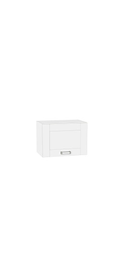 Шкаф верхний горизонтальный Лофт, цвет: White Silk | ПЭТ, White Silk