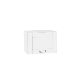 Шкаф верхний горизонтальный Лофт, цвет: White Silk