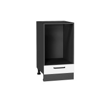 Шкаф нижний под духовку Нео, цвет: White Silk