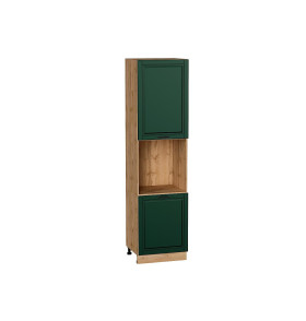 Шкаф пенал с 2-мя дверцами под технику Дублин, цвет: Special Green