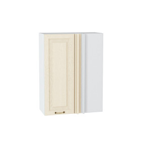 Шкаф верхний прямой угловой Ницца, цвет: Дуб крем