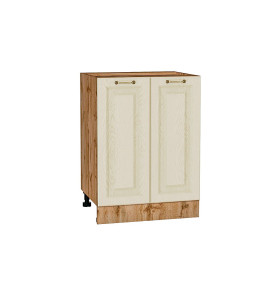 Шкаф нижний с 2-мя дверцами Ницца, цвет: Дуб крем