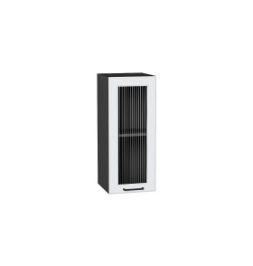 Шкаф верхний с 1-ой остекленной дверцей Барселона, цвет: Белый