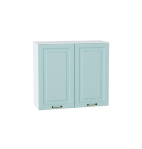 Шкаф верхний с 2-мя дверцами Ницца, цвет: Голубой