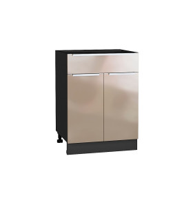 Шкаф нижний с 2-мя дверцами и ящиком Фьюжн, цвет: Gallant