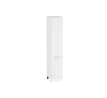 Шкаф пенал с 2-мя дверцами Квадро, цвет: Белый