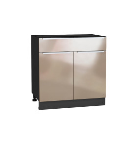 Шкаф нижний с 2-мя дверцами и ящиком Фьюжн, цвет: Gallant