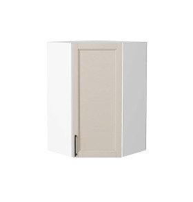 Шкаф верхний угловой Сканди, цвет: Cream Silkwood