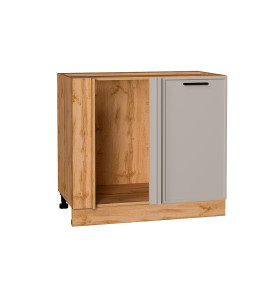 Шкаф нижний угловой Фрейм, цвет: Clay Silk