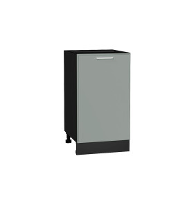 Шкаф нижний с 1-ой дверцей Квадро, цвет: Аквамарин