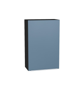 Шкаф верхний с 1-ой дверцей Фьюжн, цвет: Silky Blue