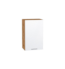 Шкаф верхний с 1-ой дверцей Валерия-М, цвет: Белый металлик