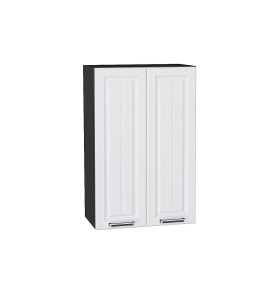 Шкаф верхний с 2-мя дверцами Прага, цвет: Белое дерево