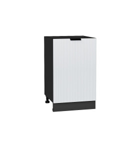 Шкаф нижний с 1-ой дверцей Евро Лайн, цвет: Белый