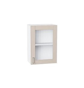 Шкаф верхний с 1-ой остекленной дверцей Лофт, цвет: Cream Silk