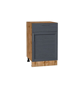 Шкаф нижний с 1-ой дверцей и ящиком Сканди, цвет: Graphite Softwood