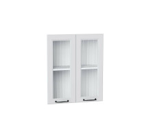 Комплект фасадов Ницца Royal со стеклом Moru для каркаса Ф-45 В600, цвет: Blanco