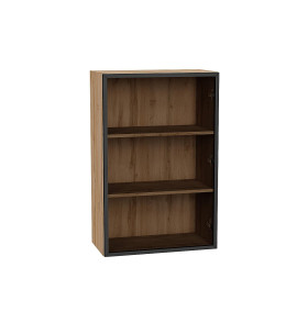 Шкаф верхний с 1-ой остекленной дверцей, цвет: Черный