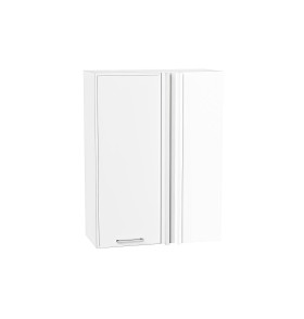 Шкаф верхний прямой угловой Квадро, цвет: Белый