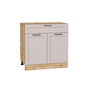 Шкаф нижний с 2-мя дверцами и ящиком Барселона, цвет: Кашемир