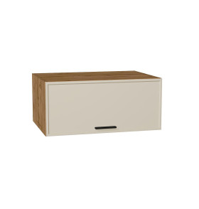 Шкаф верхний горизонтальный глубокий Фрейм, цвет: Cream Silk