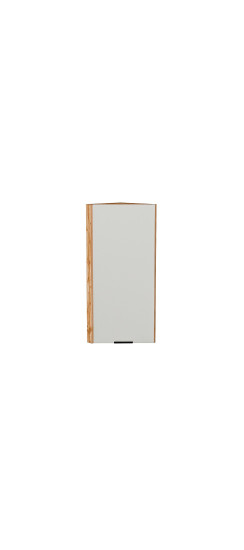 Шкаф верхний торцевой Евро, цвет: Агат | Пленка ПВХ., Агат