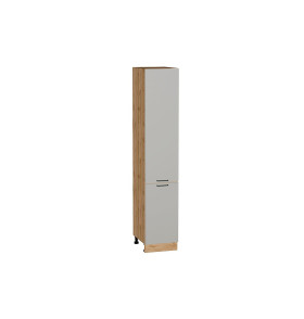 Шкаф пенал с 2-мя дверцами Флэт, цвет: Light Grey In 2S