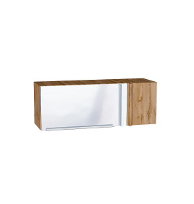 Шкаф верхний прямой угловой горизонтальный Фьюжн, цвет: Angel