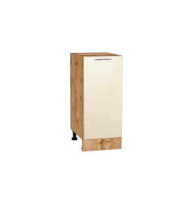 Шкаф нижний с 1-ой дверцей Валерия-М, цвет: Бежевый металлик