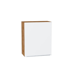 Шкаф верхний с 1-ой дверцей Фьюжн, цвет: Silky White